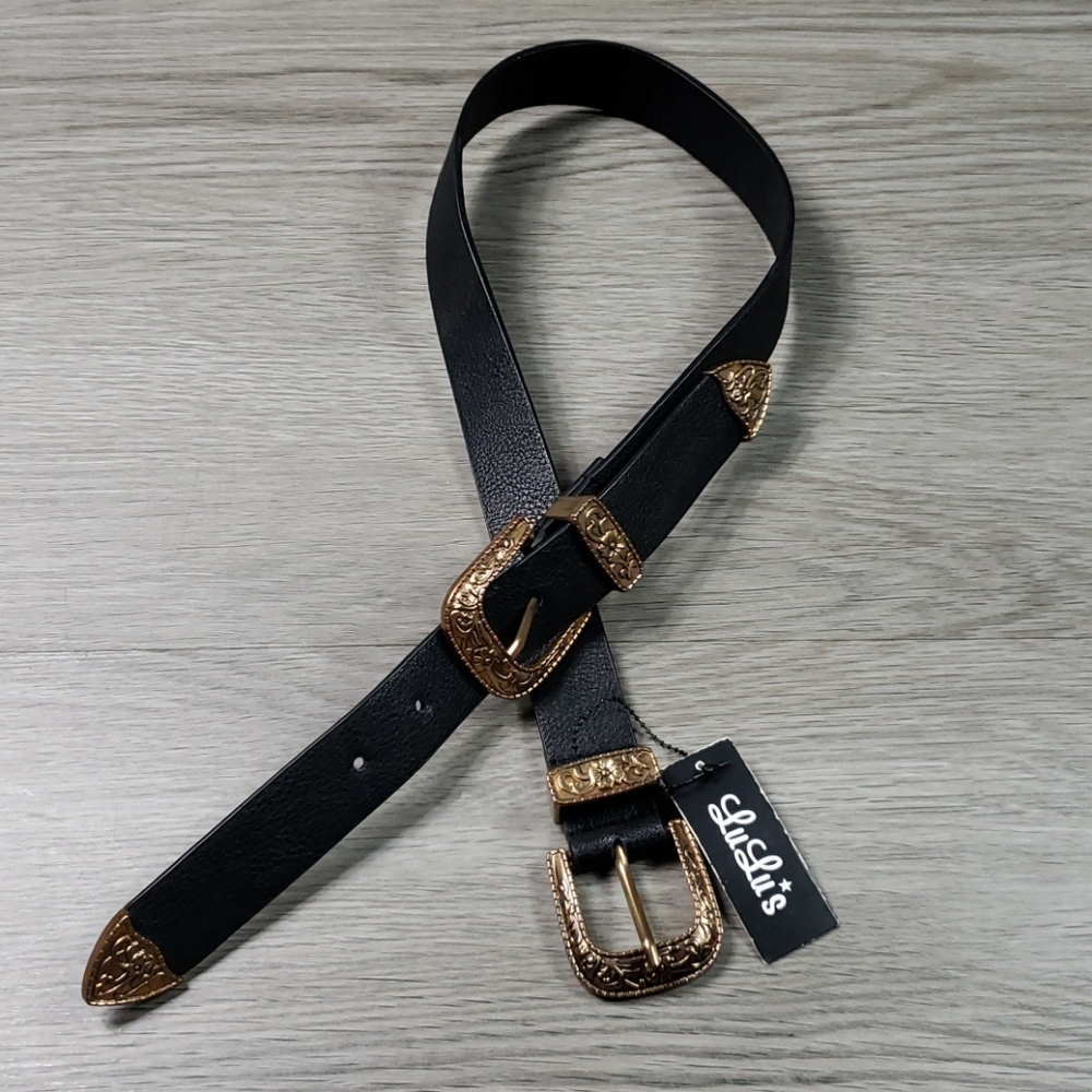 Lulus womens black casual belt - Picture 3 of 6